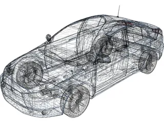 Mitsubishi Lancer ES 3D Model