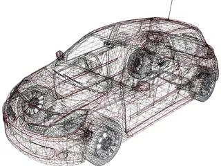 Renault Clio Sport 3D Model