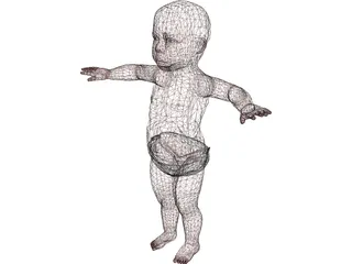 Baby 3D Model