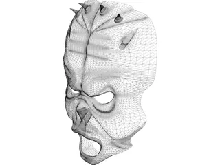 Alien Mask 3D Model