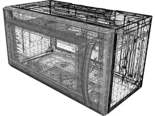 Microwave Oven 3D Model