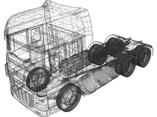 DAF Truck 3D Model