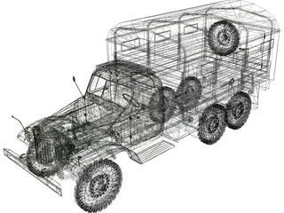 ZIL 157 3D Model