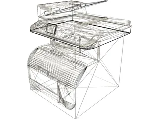 Printer HP 3D Model