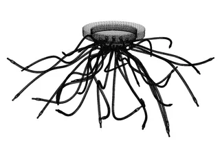 Ceiling Lamp Lussole Octopus 3D Model