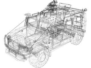 GAZ 2975 Tiger 3D Model