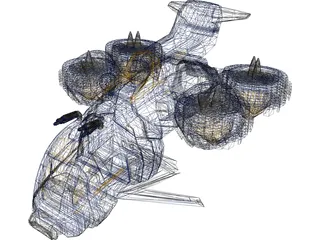 Airship 3D Model