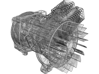 Zenoah G2D Engine 3D Model