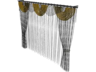 Curtain 3D Model