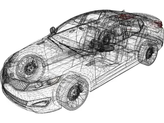 Kia Optima SX GDI 3D Model