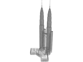 Petronas Towers 3D Model