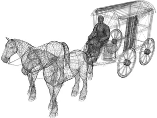 Roman Carriage 3D Model