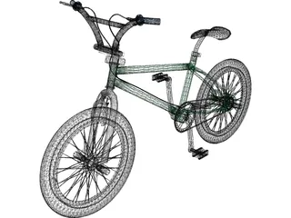 BMX Bike 3D Model