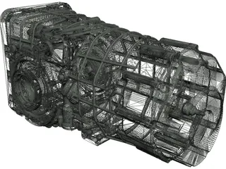 Gearbox Sadev BV SL90-20 4RM 3D Model