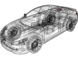 Nissan Maxima (2009) 3D Model