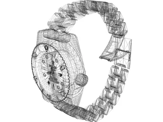 Rolex Watch 3D Model