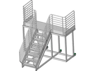 Aluminium Platform 3D Model