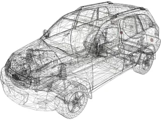 Chery Tiggo (2009) 3D Model