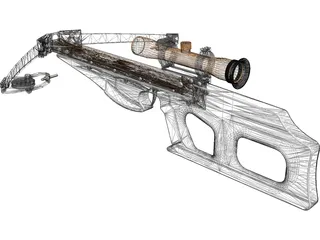 Modern Compound Crossbow 3D Model