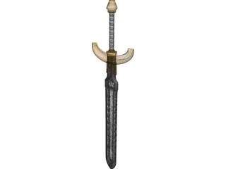 Zelda Sword Excalibur 3D Model