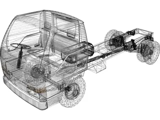 Isuzu NKR 3D Model