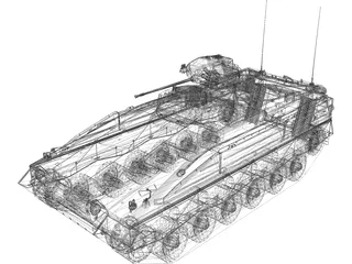 IFV Marder-1A3 3D Model