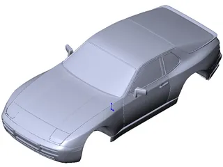 Porsche 944 Body 3D Model