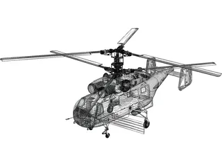 Kamov Ka-28 Helix 3D Model