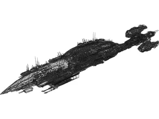 Commerce Guild Destroyer 3D Model