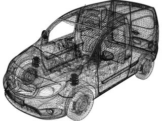 Mercedes-Benz Citan Compact 109CDI 3D Model
