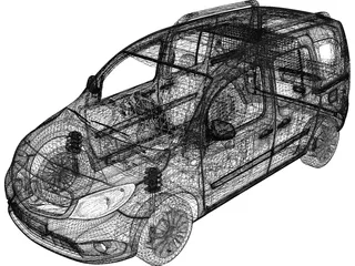 Mercedes-Benz Citan 109CDI 3D Model