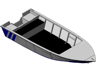 Racing Boat 3D Model