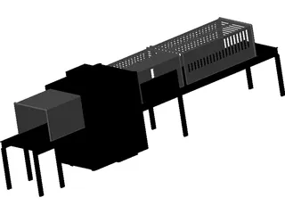 Airport Xray Scanner 3D Model