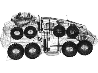 BTR Tank Future 3D Model