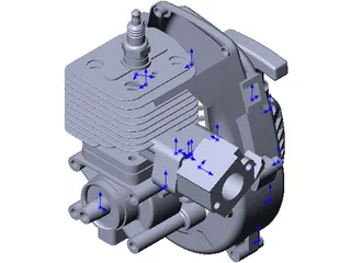 Zenoah G270 3D Model