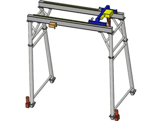 Gantry Crane 3D Model