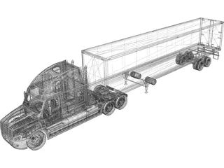 Freightliner Cascadia 3D Model