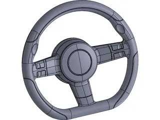 Steering Wheel 3D Model