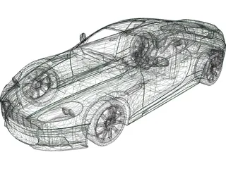 Aston Martin DBS Coupe (2006) 3D Model