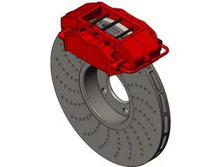 Brembo Disk Brake 3D Model