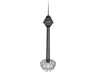 Tehran Milad Tower 3D Model