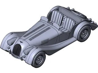 Morgan Plus 4 3D Model