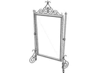 Medieval Mirror 3D Model