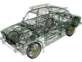 VAZ 2106 3D Model