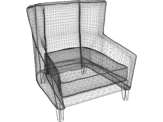 Armchair Vilem 3D Model