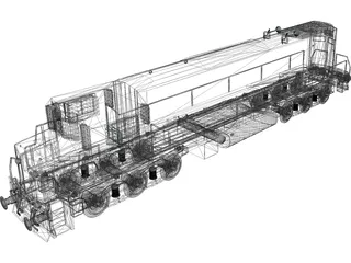 Train SD4 3D Model