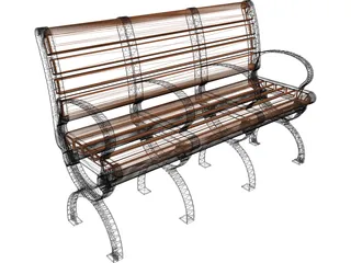 Bench 3D Model