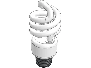 CFL Bulb 3D Model