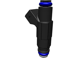 Bosch Fuel Injector 3D Model