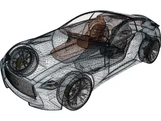 Infiniti Essence Concept (2009) 3D Model
